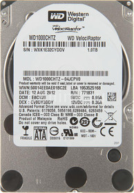 WESTERN DIGITAL WD1000CHTZ VELOCIRAPTOR 1TB 10000RPM SATA-6GBPS 7PIN 2.5INCH 64MB BUFFER NOTEBOOK DRIVES. REFURBISHED. IN STOCK.