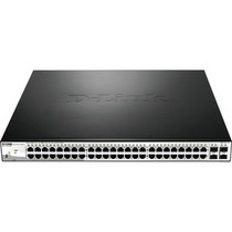 D-LINK DGS-1210-52MP 48 GIGABIT POE PORTS 4 X GIGABIT GBE/SFP COMBO PORTS.   L2+