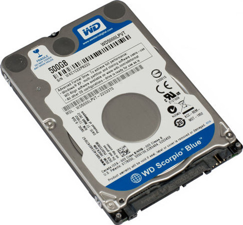 WESTERN DIGITAL WD5000LPVT WD SCORPIO BLUE 500GB 5400RPM SATA-II 7PIN 8MB BUFFER 2.5INCH MOBILE HARD DRIVE. REFURBISHED. IN STOCK.