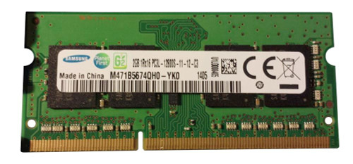 M471B5674QH0-YK0 - Samsung 2GB PC3-12800 DDR3-1600MHz non-ECC Unbuffer