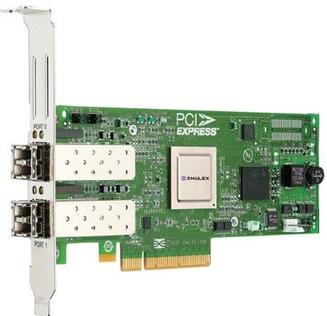 IBM FC1120006-01D 4GB DUAL PORT PCI-X FIBRE CHANNEL HOST BUS ADAPTER WITH STANDARD BRACKET CARD ONLY. REFURBISHED. IN STOCK.