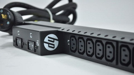 HP 723223-001 4.9KVA 208 VOLT 20 OUTLET NA/JP BASIC POWER DISTRIBUTION UNIT FOR PROLIANT DL380E GEN8 12 LFF. REFURBISHED. IN STOCK.