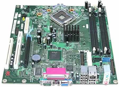 DELL F8096 P4 SYSTEM BOARD FOR OPTIPLEX GX620 DT. REFURBISHED. IN STOCK.