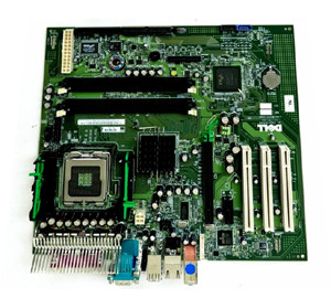 DELL - TOWER SYSTEM BOARD, 4 MEMORY SLOTS, FOR OPTIPLEX GX280 DESKTOP PC (GS611). REFURBISHED. IN STOCK.