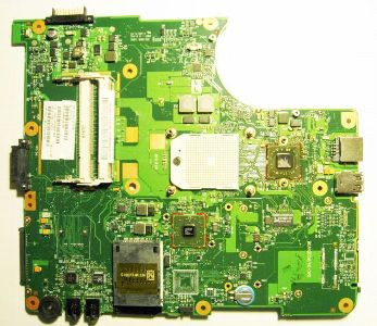 TOSHIBA V000148140 SYSTEM BOARD FOR SATELLITE L355D LAPTOP. REFURBISHED. IN STOCK.