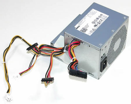 DELL N249M 255 WATT POWER SUPPLY FOR OPTIPLEX 760. REFURBISHED. IN STOCK.
