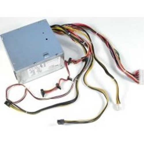 DELL 7JVXX 525 WATT POWER SUPPLY WITH POWER HARNESS CABLE ASSEMBLY FOR XPS 9100 PRECISION T3400. REFURBISHED. IN STOCK.