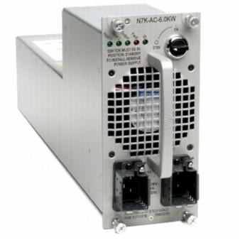 CISCO N7K-AC-6.0KW 6000 WATT AC POWER SUPPLY MODULE FOR NEXUS 7000 . REFURBISHED. IN STOCK.