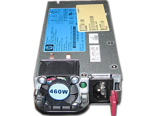 HP 511777-001 460 WATT 12 VOLT COMMON SLOT HIGH EFFICIENCY REDUNDANT POWER SUPPLY FOR PROLIANT DL380 G6 ML350 DL360 G6 G7 GEN8 DL380P E5-2609V2. REFURBISHED. IN STOCK.