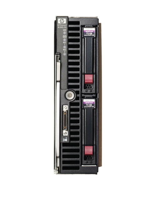HP 501713-B21 PROLIANT BL460C G5 - 1X XEON QUAD-CORE E5450/ 3.0GHZ, 2GB DDR2 SDRAM, HP SMART ARRAY E200I CONTROLLER WITH 64MB, HP NC373I BLADE SERVER. REFURBISHED. IN STOCK.