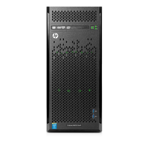 HP 799111-S01 PROLIANT ML110 G9 SMART BUY - 1X INTEL XEON 6-CORE E5-2603V3/ 1.6GHZ, 8GB(2X4GB) DDR4 SDRAM, 1TB HDD, SMART ARRAY B140I WITHOUT FBWC, 1GB 2-PORT 330I ADAPTER, 1X 550W PS 4.5U TOWER SERVER. REFURBISHED. IN STOCK.