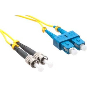 AXIOM SC/ST SINGLEMODE DUPLEX OS2 9/125 FIBER OPTIC CABLE 0.5M