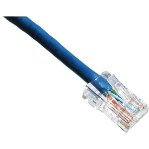 AXIOM 30FT CAT6 550MHZ PATCH CABLE NON-BOOTED (BLUE) - TAA COMPLIANT