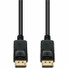 6ft DisplayPort 1.2 Male to DisplayPort 1.2 Male Black Cable For Resolution Up to 3840x2160 (4K UHD) - 100% compatible and guaranteed to work