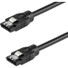 StarTech.com 0.6 m Round SATA Cable - Latching Connectors - 6Gbs SATA Cord - SATA Hard Drive Power Cable - (SATRD60CM) - 0.6 m round SATA cable with straight latching connections - Supports data transfer rates of up to 6Gbs with SATA 3.0 compliant dr