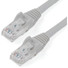 StarTech.com 7ft CAT6 Ethernet Cable - Gray Snagless Gigabit - 100W PoE UTP 650MHz Category 6 Patch Cord UL Certified Wiring/TIA - 7ft Gray CAT6 Ethernet cable delivers Multi Gigabit 1/2.5/5Gbps & 10Gbps up to 160ft - 650MHz - Fluke tested to ANSI/TI