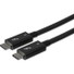StarTech.com 2.6ft (80cm) Thunderbolt 3 Cable, 40Gbps, 100W PD, 4K/5K Video, Thunderbolt-Certified, Compatible w/ TB4/USB 3.2/DisplayPort - 2.6ft (80cm) Passive Thunderbolt 3 cable - Delivers consistent 40 Gbps performance - Compatible with TB4, USB4