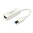 StarTech.com USB to Ethernet Adapter, USB 3.0 to 10/100/1000 Gigabit Ethernet LAN Adapter, USB to RJ45 Adapter, TAA Compliant - USB 3.0 network adapter adds an Ethernet port to your laptop/desktop - USB to RJ45 Ethernet adapter; 4K Jumbo Frames; VLAN