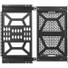 Atdec media storage sliding panel - Universal mounting hole pattern - For media and networking devices - Generous mounting area - Extended sliding distance - Removable mounting tray - Left or right side installation - All mounting hardware included