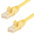 StarTech.com 4ft CAT6 Ethernet Cable - Yellow Snagless Gigabit - 100W PoE UTP 650MHz Category 6 Patch Cord UL Certified Wiring/TIA - 4ft Yellow CAT6 Ethernet cable delivers Multi Gigabit 1/2.5/5Gbps & 10Gbps up to 160ft - 650MHz - Fluke tested to ANS