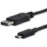 StarTech.com 6ft/1.8m USB C to DisplayPort 1.2 Cable 4K 60Hz - USB Type-C to DP Video Adapter Monitor Cable HBR2 - TB3 Compatible - Black - USB C to DisplayPort 1.2 Cable w/ 4K 60Hz/HBR2/5.1 Audio/HDCP 2.2/1.4 - Integrated video adapter minimizes sig