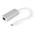 StarTech.com USB-C to Gigabit Ethernet Adapter - Aluminum - Thunderbolt 3 Port Compatible - USB Type C Network Adapter - Use this sleek aluminum converter to add a Gb Ethernet port to a MacBook, Chromebook or laptop with USB Type C - Silver finish ma
