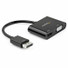StarTech.com DisplayPort to HDMI VGA Adapter - DP 1.2 HBR2 to HDMI 2.0 4K 60Hz or VGA Monitor Converter - Digital Video Display Adapter - 2-in-1 DisplayPort 1.2 (HBR2) to HDMI 2.0 4K 60Hz UHD HDR or VGA 1080p monitor adapter | HDMI: 7.1 audio/HDCP 2.