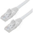 StarTech.com 6ft CAT6 Ethernet Cable - White Snagless Gigabit - 100W PoE UTP 650MHz Category 6 Patch Cord UL Certified Wiring/TIA - 6ft White CAT6 Ethernet cable delivers Multi Gigabit 1/2.5/5Gbps & 10Gbps up to 160ft - 650MHz - Fluke tested to ANSI/