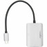 Rocstor Premium USB-C to HDMI & VGA Dual Port Adapter - HDMI 4K @30Hz, VGA 1080p - USB Type- C to 1x HDMI & 1x VGA - 2-Port Adapter - for Mac and Windows - 4Kx2K 30Hz HDMI Resolutions up to 3840x2160, VGA Resolutions up to 1920x1080 @ 60Hz 1080p- for