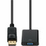 DisplayPort 1.2 Male to VGA Female Black Adapter Which Requires DP++ For Resolution Up to 1920x1200 (WUXGA) - 100% compatible and guaranteed to work