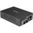 StarTech.com Single Mode SC Fiber Ethernet Media Converter - 1000BASE-LX Gigabit Fiber Optic to Copper Bridge - 10/100/1000 Network 10km - Single mode fiber Ethernet media converter extends & bridges copper networks - 10/100/1000 (Gigabit), 1000BASE-
