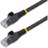 StarTech.com 6ft CAT6 Ethernet Cable - Black Snagless Gigabit - 100W PoE UTP 650MHz Category 6 Patch Cord UL Certified Wiring/TIA - 6ft Black CAT6 Ethernet cable delivers Multi Gigabit 1/2.5/5Gbps & 10Gbps up to 160ft - 650MHz - Fluke tested to ANSI/