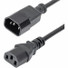 StarTech.com 2ft (0.6m) Power Extension Cord, C14 to C13, 10A 125V, 18AWG, Computer Power Cord Extension, Power Supply Extension Cable - AC power cord 2ft (0.6m) 18AWG power supply extension cable IEC 60320 C14 to C13 connectors; 125V at 10A; UL list