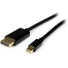 StarTech.com 4m (13ft) Mini DisplayPort to DisplayPort 1.2 Cable, 4K x 2K mDP to DisplayPort Adapter Cable, Mini DP to DP Cable - 4m/13.1ft Mini-DP to DisplayPort v1.2 cable; 4Kx2K(3840x2400 60Hz)/21.6 Gbps bandwidth/HBR2/8Ch Audio/MST - Durable PVC 