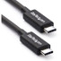 StarTech.com 2m (6.6ft) Thunderbolt 3 Cable, 20Gbps, 100W PD, 4K Video, Thunderbolt-Certified, Compatible w/ TB4/USB 3.2/DisplayPort - 2m (6.6ft) Passive Thunderbolt 3 cable - Delivers consistent 20 Gbps performance - Compatible with TB4, USB4/USB-C 