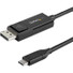 StarTech.com 6ft (2m) USB C to DisplayPort 1.2 Cable 4K 60Hz - Reversible DP to USB-C / USB-C to DP Video Adapter Monitor Cable HBR2/HDR - Reversible USB C to DisplayPort 1.2 cable (USB-C DP Alt Mode laptop to monitor) or DP 1.2 to USB-C display cabl
