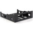 StarTech.com 3.5" to 5.25" Front Bay Mounting Bracket - Desktop Front Bay Adapter - Black - This 3.5" to 5.25" front bay mounting bracket lets you install 3.5" peripherals such as a floppy drive, external facing USB hub, media card reader or fan cont