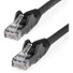 StarTech.com 35ft (10.7m) CAT6 Ethernet Cable, LSZH (Low Smoke Zero Halogen) 10GbE Snagless 100W PoE UTP RJ45 Black Network Patch Cord ETL - 35ft/10.7m Black LSZH CAT6 Ethernet Cable - 10GbE Multi Gigabit 1/2.5/5Gbps/10Gbps to 55m - 100W PoE++, ANSI/