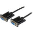 StarTech.com 1m Black DB9 RS232 Serial Null Modem Cable F/F - Connect your serial devices, and transfer your files - 1m DB9 Null Modem Cable - DB9 Female to Female Cable - RS232 Null Modem Cable - 9 pin Null Modem Cable - 1 m Black Female to Female N