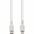 AddOn 2.0m (6.6ft) USB 3.1 Type (C) Male to Lightning Male Sync and Charge White Cable - 6.56 ft Lightning/USB-C Data Transfer Cable - First End: 1 x USB 3.1 Type C - Male - Second End: 1 x Lightning - Male - White - 1
