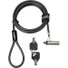 Rocbolt R20 Slim Security Cable with Key Lock and (2) Keys - 10mm Lock Head for Thinnest Laptop, Ultrabook Devices - Galvanized Steel, Nickel, Zinc Alloy - 6 ft - Compatible with K65042L & K64434W - TAA COMPLIANT - FOR THINNEST LAPTOP & ULTRABOOK DEV
