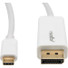 Rocstor Premium 3ft / 1m USB Type C to DisplayPort Cable - USB C to DP Cable - 4K 60Hz - DisplayPort/USB for Video Device, Monitor, Workstation, Projector, MacBook, Chromebook, Notebook, Ultrabook, TV - 3ft - 1 Pack - 1 x Type C Male USB - 1 x Displa