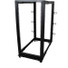StarTech.com 4-Post 25U Mobile Open Frame Server Rack, 19in Network Rack with Casters, Rolling Rack for Computer/AV/Data/IT Equipment - 4-Post 25U Mobile open frame server rack for Data/IT equipment - 22-40in (56-101cm) Mounting Depth; 4ft (1.2m) Hei