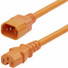 StarTech.com 6ft (1.8m) Heavy Duty PDU Power Cord, IEC 60320 C14 to C15, 15A 250V, 14AWG, Orange Power Cable, UL Listed Components - 10ft universal power cord with IEC 60320 C14 to C15 connectors; 250V at 15A; UL Listed components; Col 100% Copper Wi