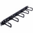 StarTech.com 1U 19" Cable Management Organizer - D Ring Hook Network/Server Rack Cord Manager - Data Center Horizontal Wire Panel - 1U 19in cable management organizer - D ring hook horizontal - Fits into any standard 2/4 post server/network rack - In