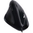 Adesso Programmable Vertical Ergonomic Left-Handed Mouse - Optical - Cable - Black - USB - 6400 dpi - Scroll Wheel - 6 Button(s) - Left-handed