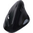 Adesso iMouse E30 - 2.4 GHz Wireless Vertical Programmable Mouse - Optical - Wireless - Radio Frequency - 2.40 GHz - Black - USB - 2400 dpi - Scroll Wheel - 6 Button(s) - Right-handed