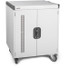 Rocstor Volt V32 Charging Cart with Intelligent Power Charging - Up to 32 Device - Intelligent Power Charging Cart for Notebooks, Chromebook®, MacBook®, and Macbook® Pro - 3 Shelves - 4 Heavy Duty 5" Medical Grade Casters - Steel Construction- 31.8"(