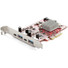 StarTech.com 4-Port USB PCIe Card, 10Gbps USB PCI Express Expansion Card with 2 Controllers, 2x USB-C & 2x USB-A ports (USB 3.2 Gen 2) - 4 Port USB PCIe Card (USB 3.1 Gen 2) - 2x ASM3142 controllers up to 20Gbps total - PCI Express expansion card; 10