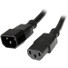 StarTech.com 10ft (3m) Power Extension Cord, C14 to C13, 10A 125V, 18AWG, Computer Power Cord Extension, Power Supply Extension Cable - AC power cord 10ft (3m) 18AWG power supply extension cable IEC 60320 C14 to IEC 60320 C13 connectors;125V at 10A; 